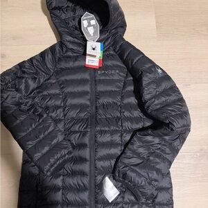 Spyder Black Puffer Jacket